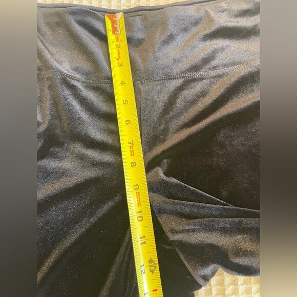 J. Jill Wearever Collection Slim Ankle Black Velvet Whimsygoth Dress Pants Large - Picture 8 of 11